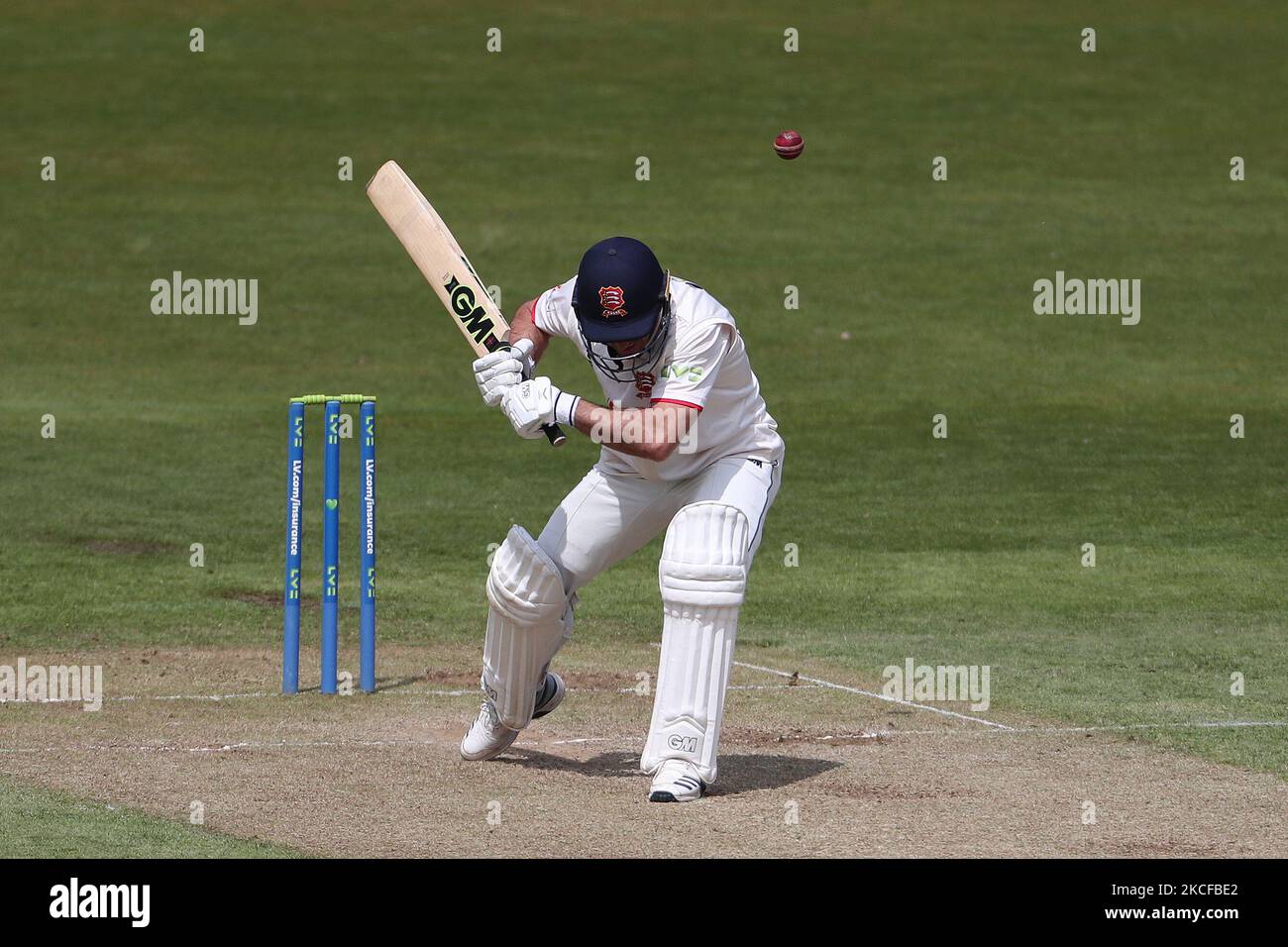 Le match de championnat du comté de LV= entre le Durham County Cricket Club et Essex à Emirates Riverside, Chester le Street, le vendredi 28th mai 2021, a été organisé par Michael Pepper dans l'Essex. (Photo de Mark Fletcher/MI News/NurPhoto) Banque D'Images