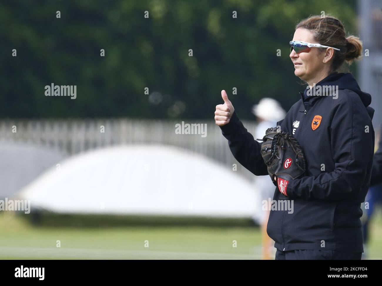 Charlotte Edwards entraîneure en chef des Vipers du Sud lors du Trophée Rachael Heyhoe Flint du match national d'une journée des femmes entre les étoiles du Sud-est et les Vipers du Sud au terrain du comté de Kent, à Beckenham, en Angleterre, le 31st mai 2021. (Photo par action Foto Sport/NurPhoto) Banque D'Images