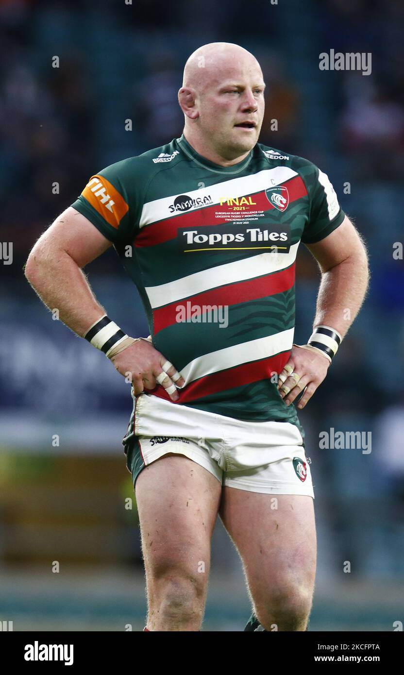 DaN Cole des Tigres de Leicester lors du match de finale de la coupe du défi entre les Tigres de Leicester et Montpellier, au stade de Twickenham sur 21 mai , 2021 à Londres , Angleterre (photo par action Foto Sport/NurPhoto) Banque D'Images