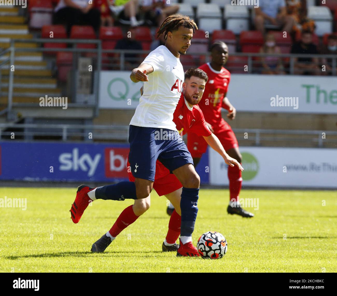 Tottenham Hotspurl's DELE Alli lors du Trophée JE3 entre Leyton Orient et Tottenham Hotspur au Breyer Group Stadium , Leyton, Royaume-Uni on17th juillet 2021 (photo par action Foto Sport/NurPhoto) Banque D'Images