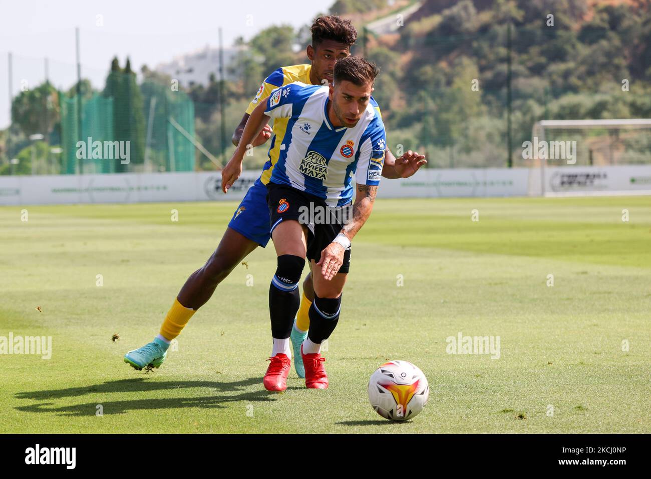 Embarba du RCD Espanyol lors du match amical d'avant-saison entre le RCD Espanyol et Cadix CF au centre de football de Marbella à Marbella, Espagne. (Crédit: Jose Luis Contreras) (photo de DAX Images/NurPhoto) Banque D'Images