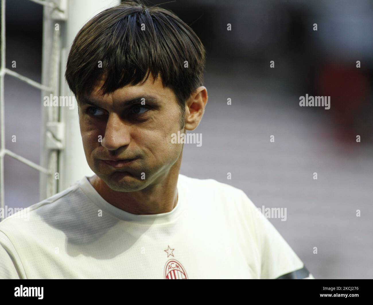 Ciprian Tatarusanu lors d'un match amical entre Nice et Milan à Nice, sur 31 juillet 2021. (Photo de Loris Roselli/NurPhoto) Banque D'Images