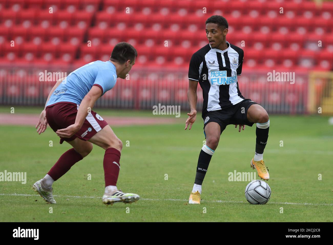 Adam Wilson de Newcastle United en action pendant le match amical d'avant-saison entre Gateshead et Newcastle United au stade international de Gateshead, à Gateshead, le samedi 31st juillet 2021. (Photo de will Matthews/MI News/NurPhoto) Banque D'Images