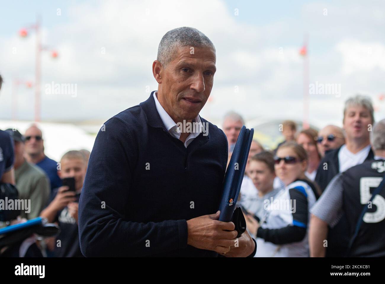 Chris Hughton, directeur de la forêt de Nottingham, lors du match de championnat Sky Bet entre le comté de Derby et la forêt de Nottingham au Pride Park, Derby, le samedi 28th août 2021. (Photo de Jon Hobley/MI News/NurPhoto) Banque D'Images