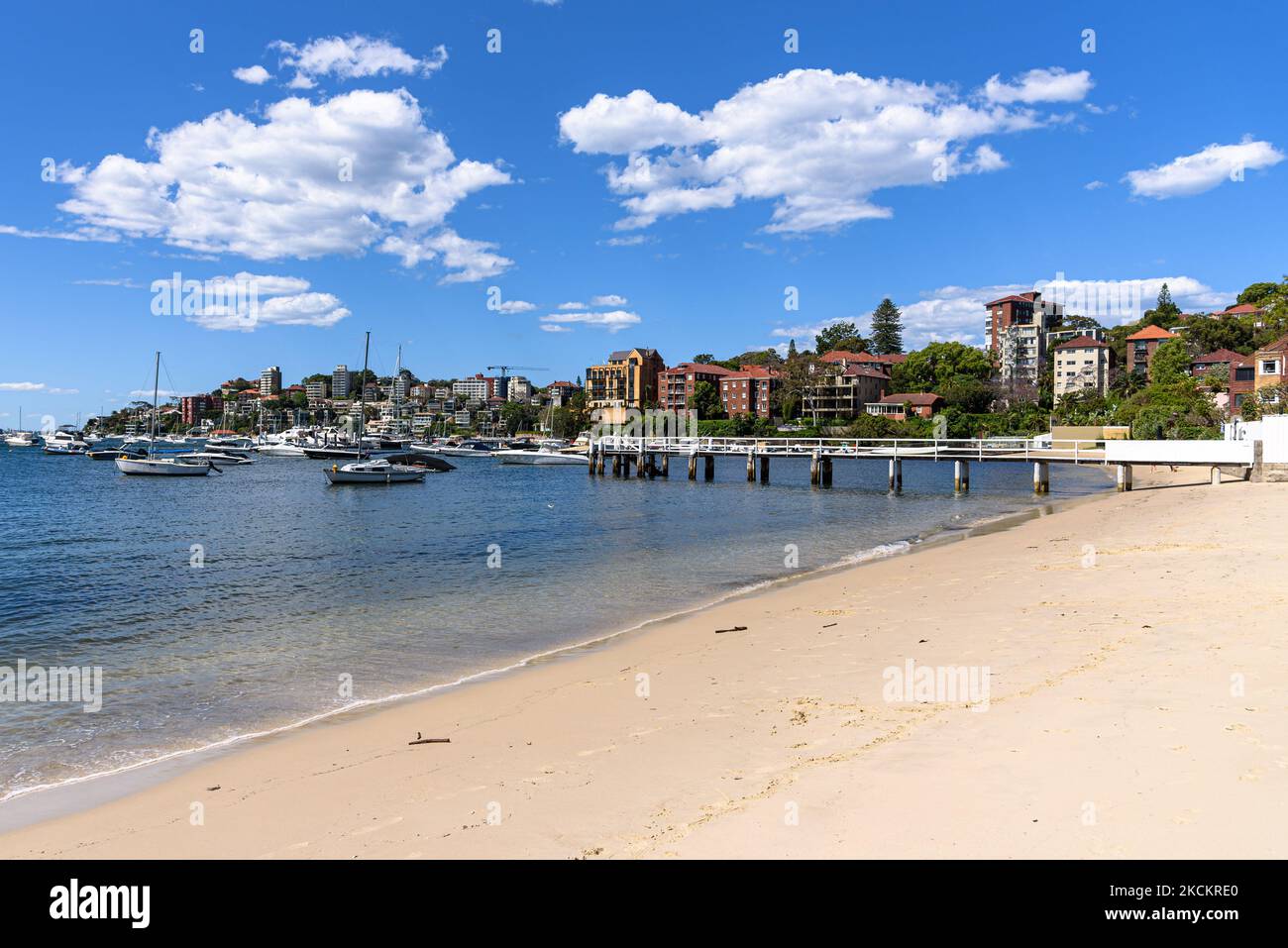 La jetée de la plage de Double Bay à Sydney, en Australie Banque D'Images