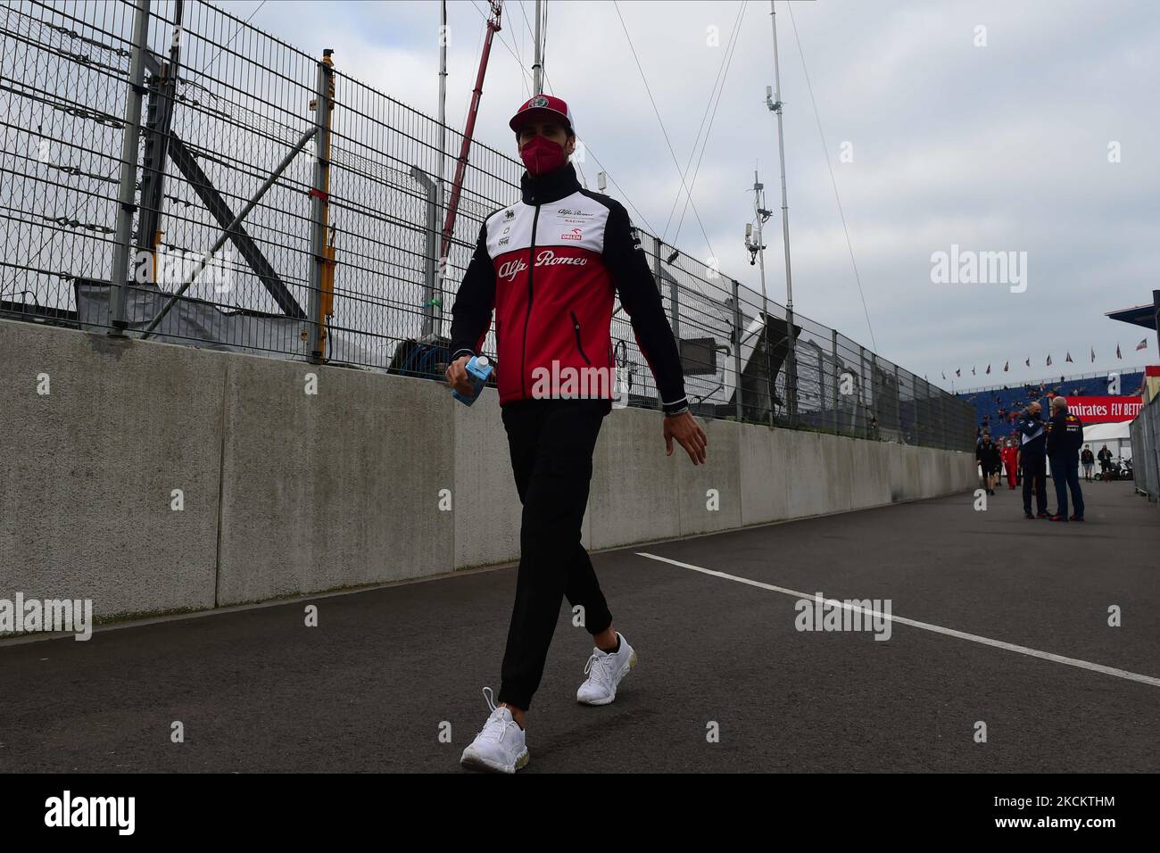 Antonio Giovinazzi d'Alfa Romeo Racing ORLEN est arrivé au paddock avant le Grand Prix des pays-Bas, 13th tour du Championnat du monde de Formule 1 en CM.com circuit Zandvoort, Hollande du Nord, pays-Bas, 4 septembre 2021 (photo par Andrea Diodato/NurPhoto) Banque D'Images