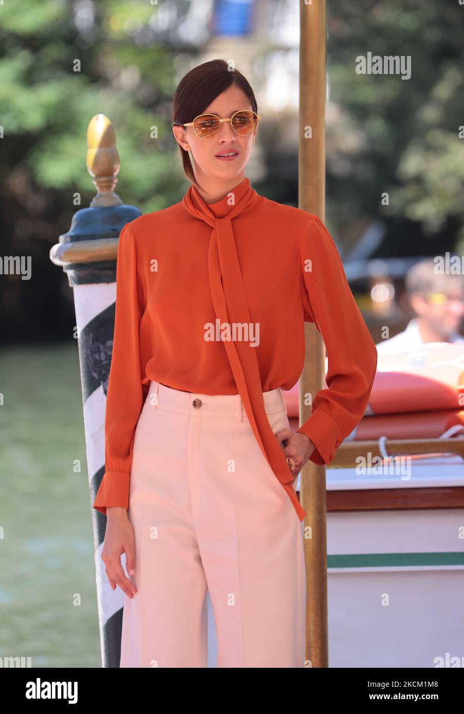 Benedetta Porcaroli lors du Festival International du film de Venise 78th sur 06 septembre 2021 à Venise, Italie. (Photo de Matteo Chinellato/NurPhoto) Banque D'Images