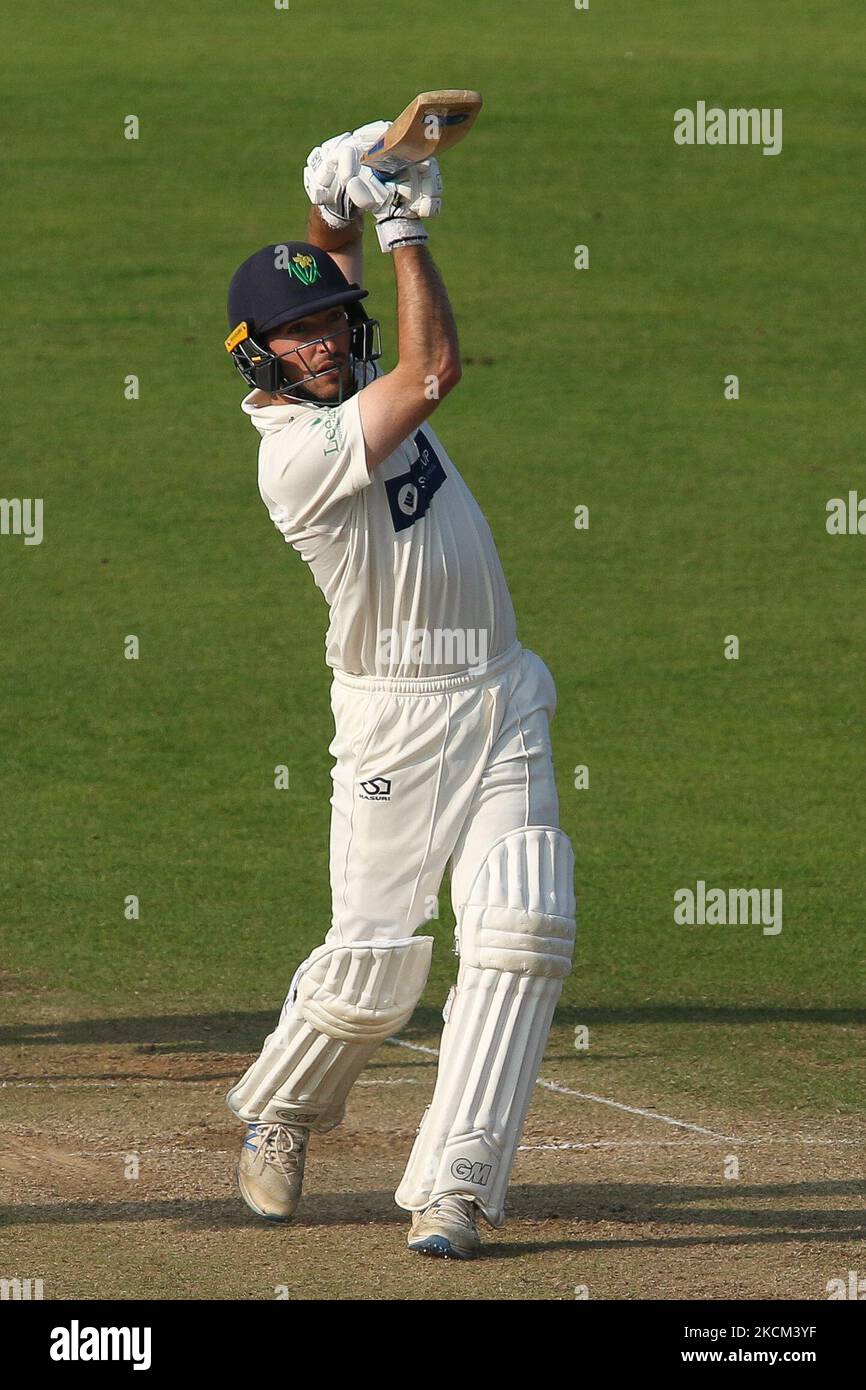 Andrew Salter, de Glamorgan, lors du match de championnat du comté de LV= entre le Durham County Cricket Club et le Glamorgan County Cricket Club à Emirates Riverside, Chester le Street, le mardi 7th septembre 2021. (Photo de will Matthews/MI News/NurPhoto) Banque D'Images