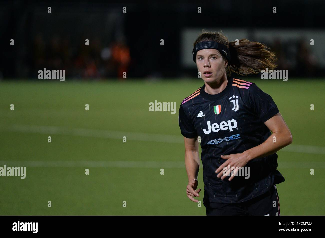 Sofie Pedersen de Juventus lors du match de l'UEFA Women's Champions League entre Juventus Women et Vllaznia au centre Juventus de Vinovo, le 9 septembre 2021 sur l'Italie (photo d'Alberto Gandolfo/NurPhoto) Banque D'Images