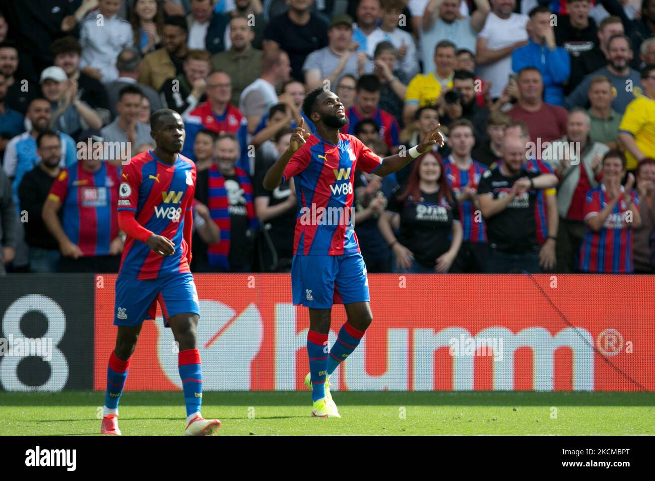 Lors du match de la Premier League entre Crystal Palace et Tottenham Hotspur à Selhurst Park, Londres, le samedi 11th septembre 2021. (Photo de Federico Maranesi/MI News/NurPhoto) Banque D'Images