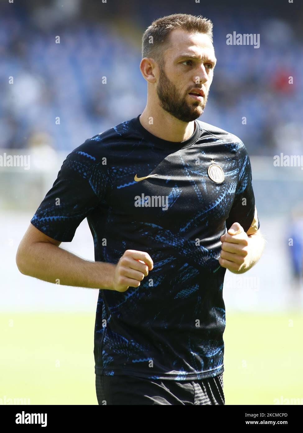 Au cours de la série Un match entre Sampdoria v Inter à Gênes, sur 12 septembre 2021 (photo de Loris Roselli/NurPhoto) Banque D'Images