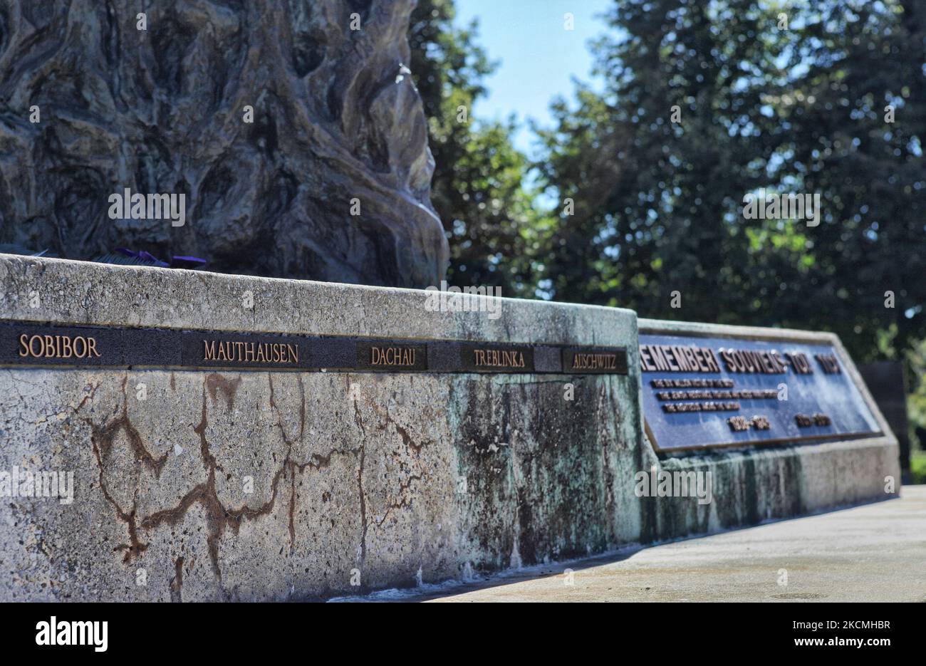 Le Mémorial de l'Holocauste à Toronto, Ontario, Canada. (Photo de Creative Touch Imaging Ltd./NurPhoto) Banque D'Images