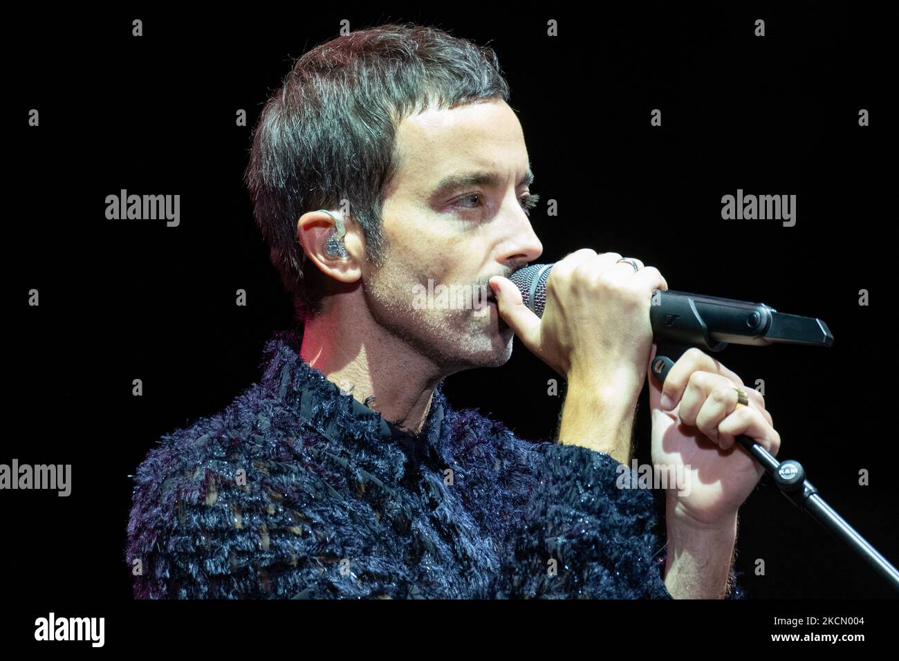 Diodato pendant le concert musical de la chanteuse italienne Diodato - L&#39;Arena on 19 septembre 2021 à l'Arena di Verona à Vérone, Italie (photo de Roberto Tommasini/LiveMedia/NurPhoto) Banque D'Images