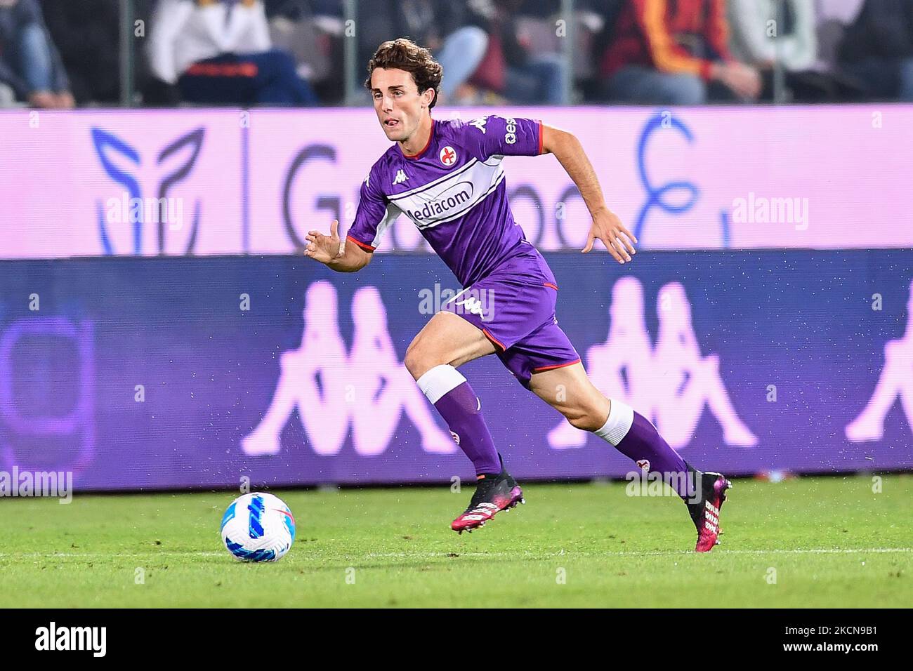 Alvaro Odriozola (Fiorentina) pendant le football italien série A match ACF Fiorentina vs Inter - FC Internazionale sur 21 septembre 2021 au stade Artemio Franchi à Florence, Italie (photo de Lisa Guglielmi/LiveMedia/NurPhoto) Banque D'Images