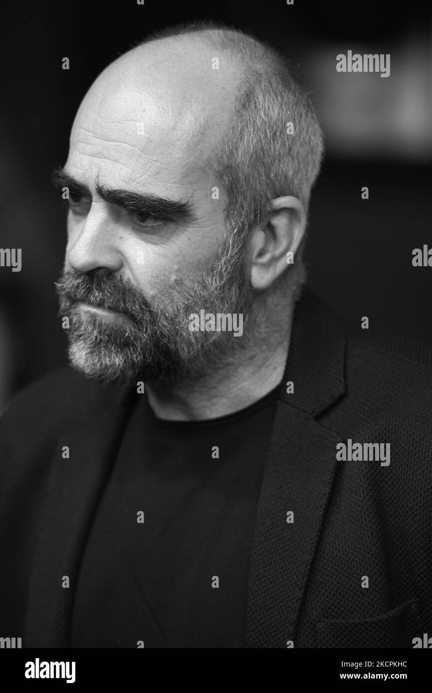 Luis Tosar assiste à la première du film "El buen patron" au cinéma Callao à Madrid, Espagne (photo de Carlos Dafonte/NurPhoto) Banque D'Images