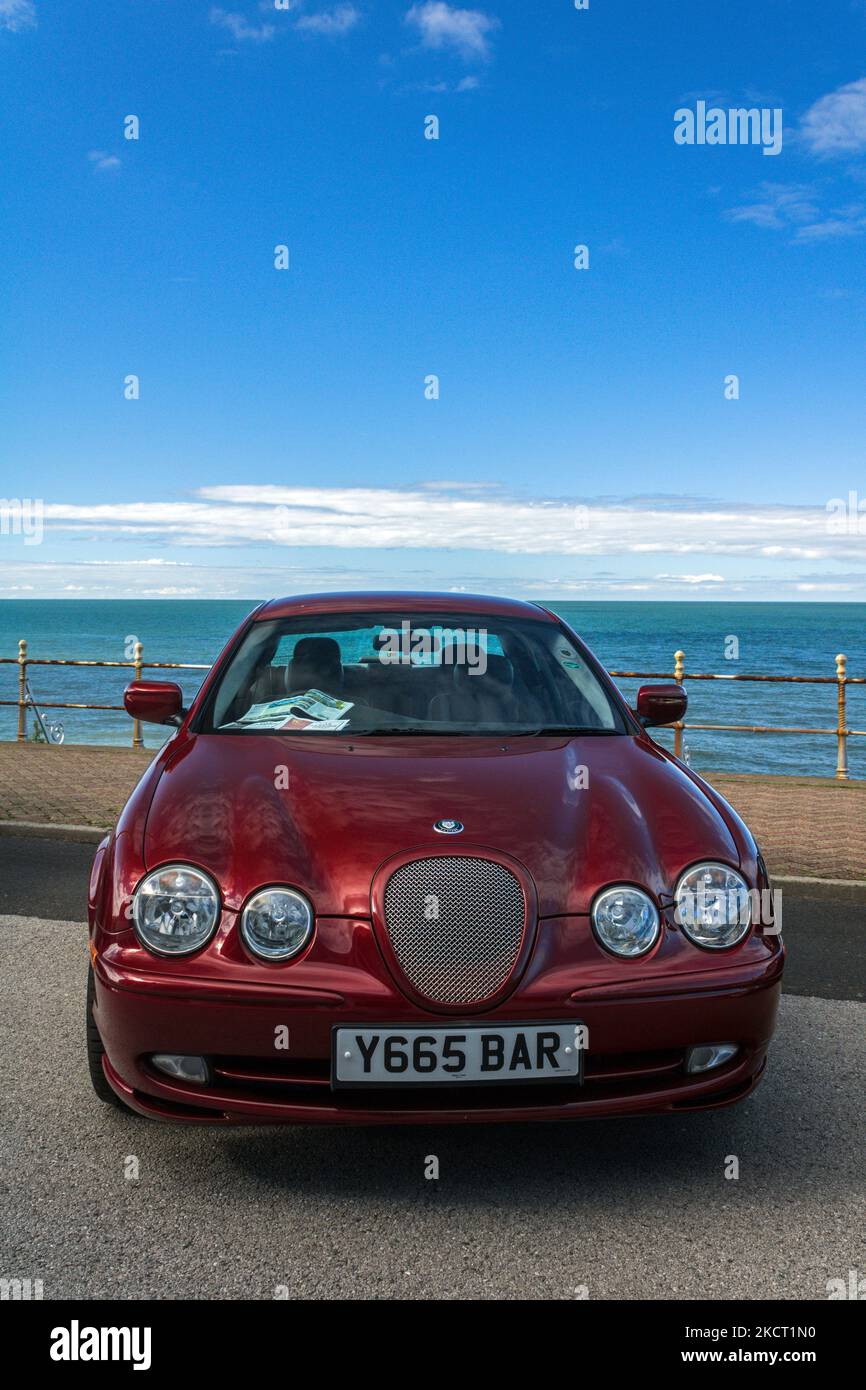 Jaguar S-Type. Le 100 à Blackpool 2022. Banque D'Images