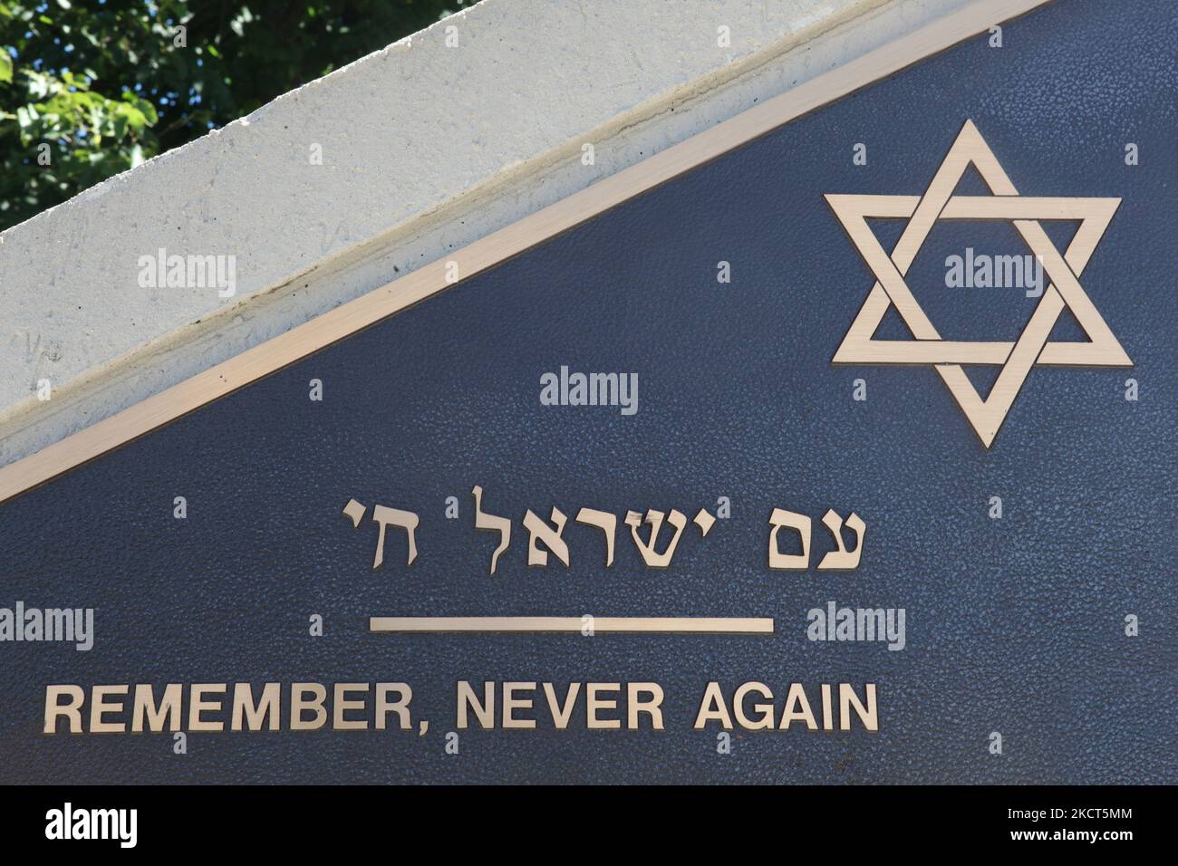 Le Mémorial de l'Holocauste à Toronto, Ontario, Canada. (Photo de Creative Touch Imaging Ltd./NurPhoto) Banque D'Images