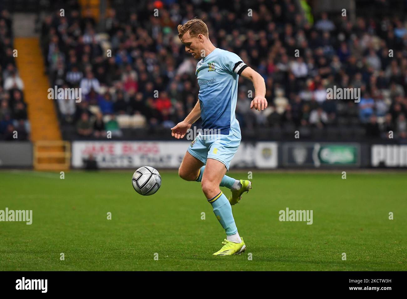 Kyle Storer de Solihull Moors lors du match de la Vanarama National League entre Notts County et Solihull Moors à Meadow Lane, Nottingham, le samedi 13th novembre 2021. (Photo de Jon Hobley/MI News/NurPhoto) Banque D'Images