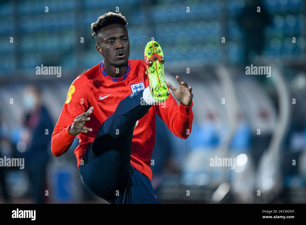 L'Angleterre Tammy Abraham lors de la coupe du monde de la FIFA Qatar 2022 qualificatifs de coupe du monde - Saint-Marin contre l'Angleterre sur 15 novembre 2021 au stade de Saint-Marin à Saint-Marin, République de Saint-Marin (photo d'Ettore Griffoni/LiveMedia/NurPhoto) Banque D'Images