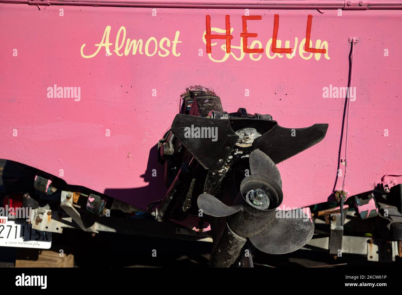 Les manifestants du changement climatique bloquent une entrée de l'Interstate 395 à Washington, D.C., sur 19 novembre 2021 (photo de Bryan Olin Dozier/NurPhoto) Banque D'Images