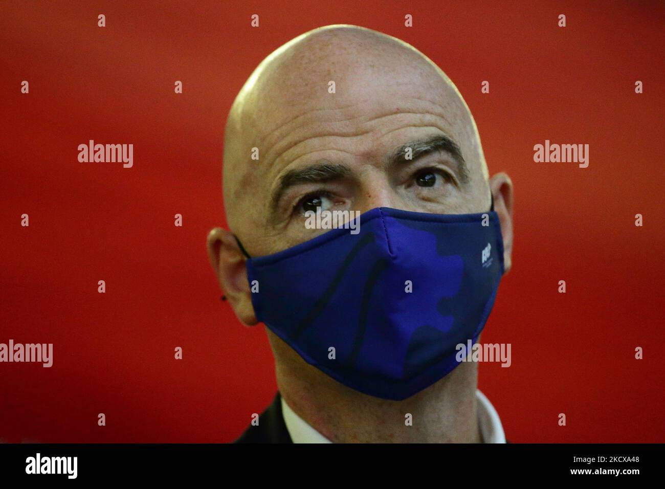 Gianni Infantino, président de la FIFA, assiste à la cérémonie d'ouverture de la coupe Suzuki AFF 2020 au stade national de 5 décembre 2021 à Singapour. (Photo de Suhaimi Abdullah/NurPhoto) Banque D'Images
