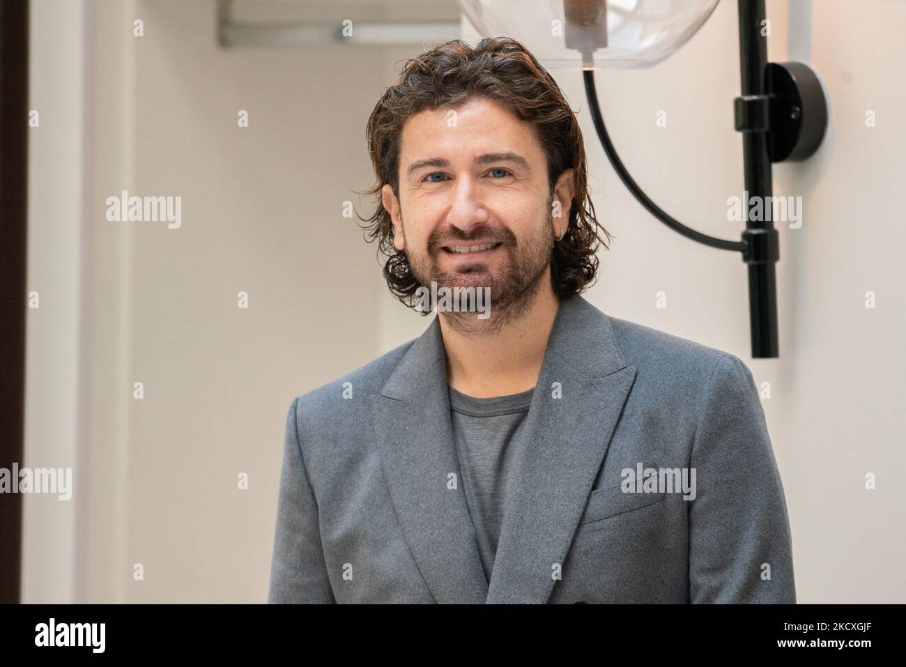 Alessandro Siani assiste au photocall du film 'Chi Ha Incastrato Babbo natale?' À l'hôtel Visconti sur 09 décembre 2021 à Rome, Italie. (Photo par Luca Carlino/NurPhoto) Banque D'Images