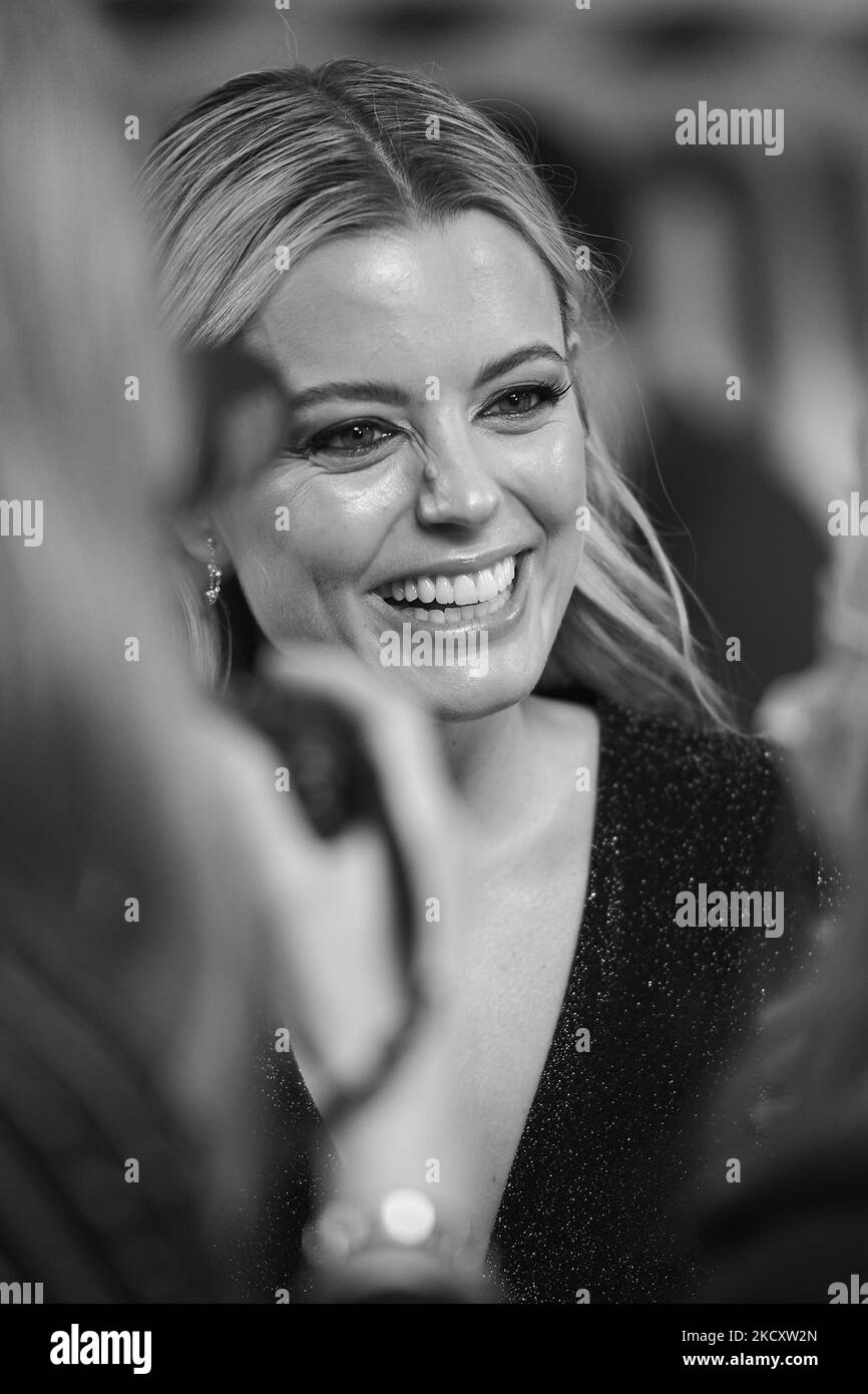 Adriana Torrebejano assiste à la première de la chaîne HBO 'in novedad' au cinéma Callao à Madrid, Espagne (photo de Carlos Dafonte/NurPhoto) Banque D'Images