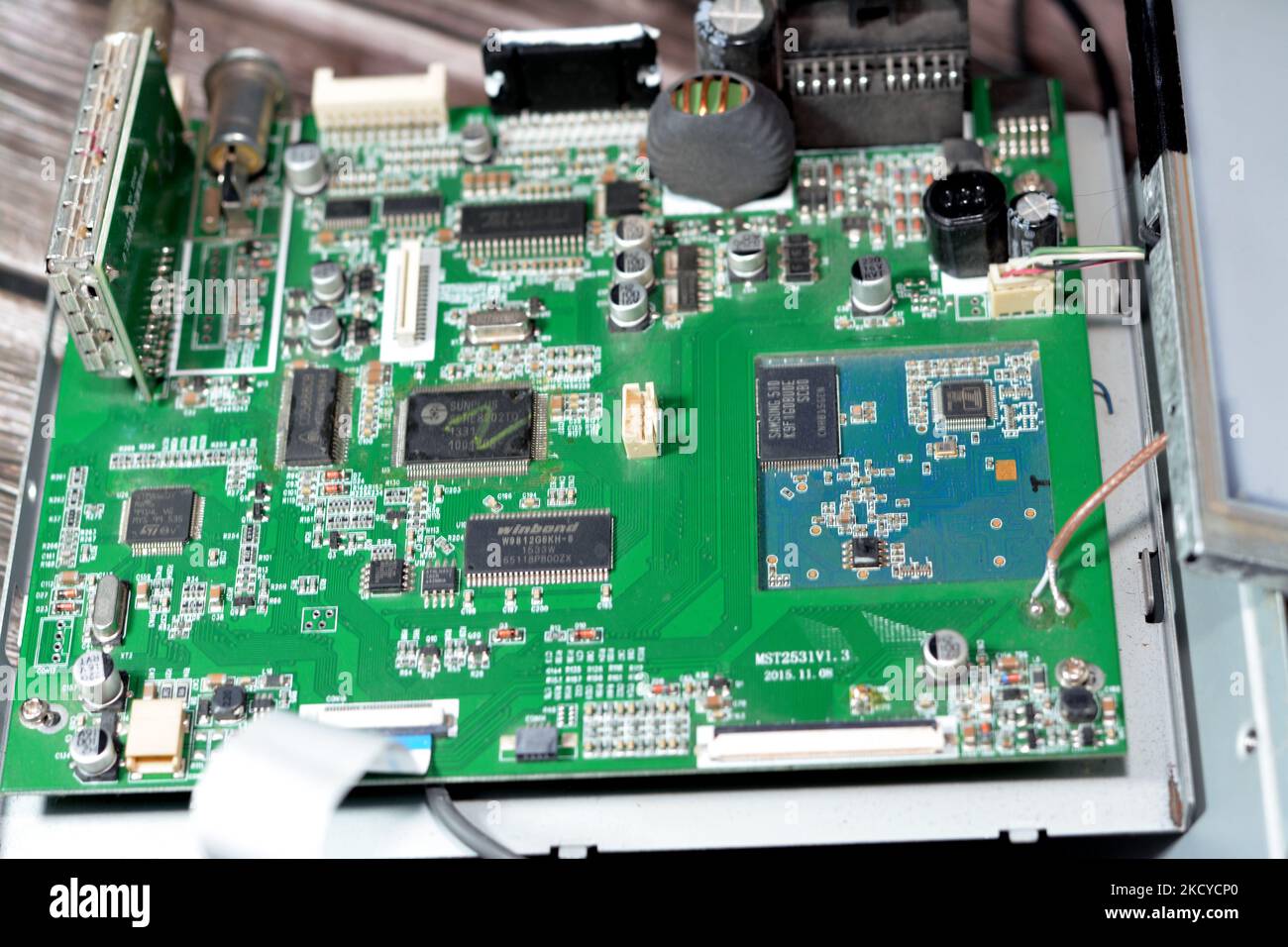 Le Caire, Egypte, 21 octobre 2022: L'intérieur du lecteur de CD DVD ...