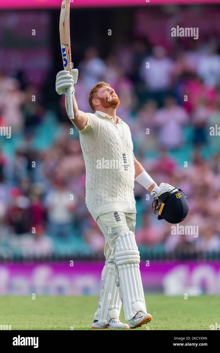 Au cours du troisième jour du quatrième match de test de la série Ashes entre l'Australie et l'Angleterre au Sydney Cricket Ground sur 07 janvier 2022 à Sydney, en Australie. (Usage éditorial uniquement) Banque D'Images