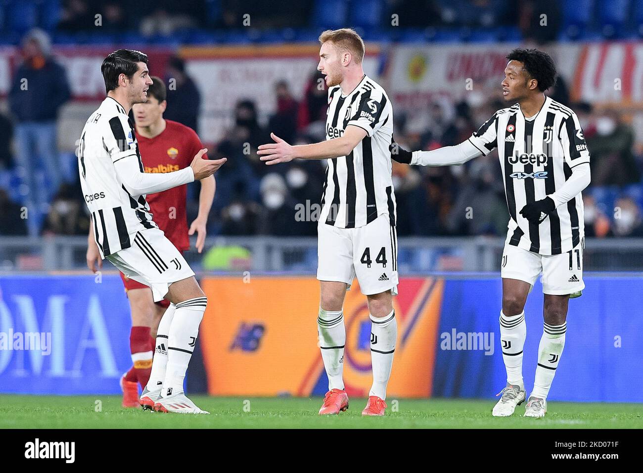 De Jan Rome Dejan Kulusevski du FC Juventus célèbre après avoir obtenu le troisième ...