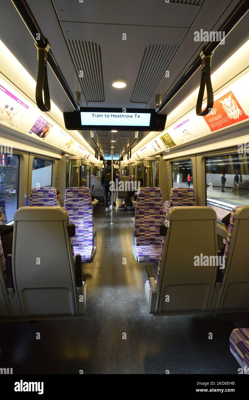 Londres : Elizabeth Line Banque D'Images