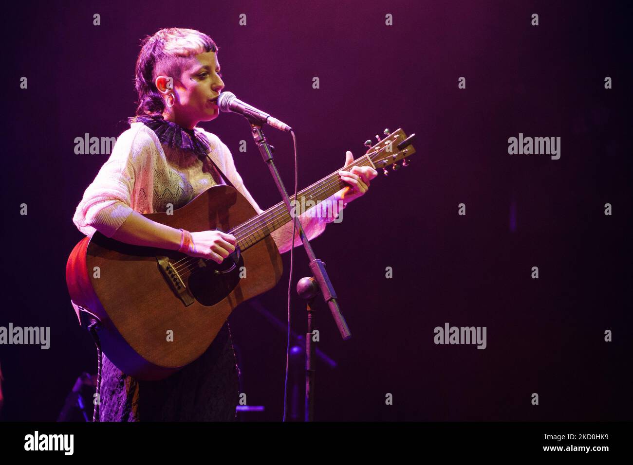 Travis Birds lors du concert du festival INVERFEST à Madrid 16 janvier 2022 Espagne (photo par Oscar Gonzalez/NurPhoto) Banque D'Images