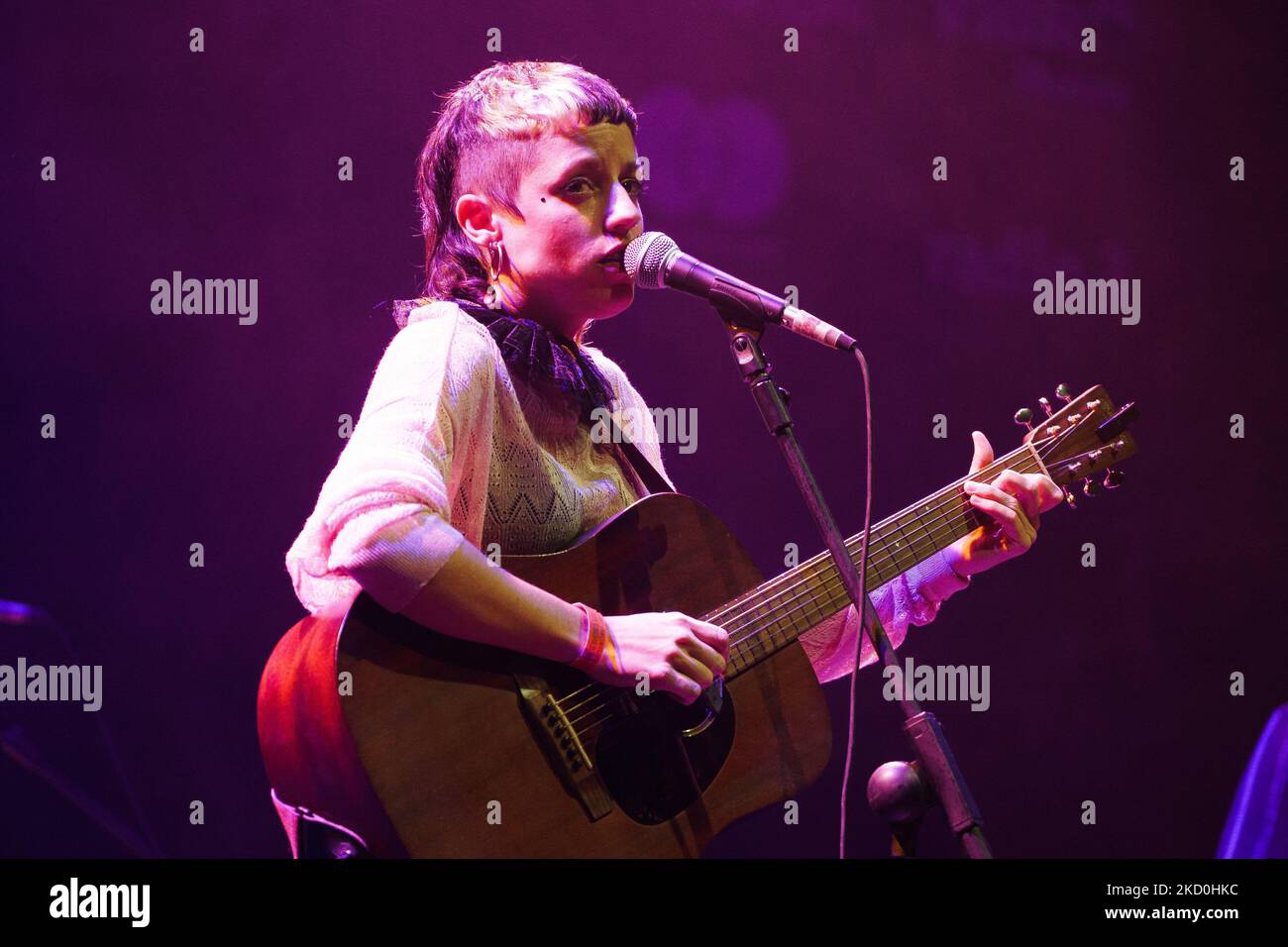 Travis Birds lors du concert du festival INVERFEST à Madrid 16 janvier 2022 Espagne (photo par Oscar Gonzalez/NurPhoto) Banque D'Images