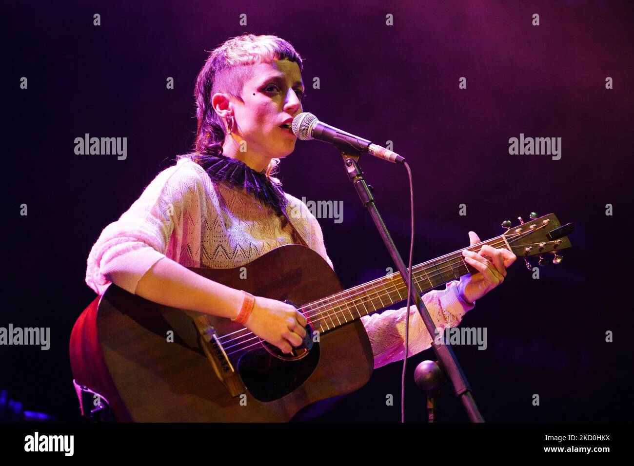 Travis Birds lors du concert du festival INVERFEST à Madrid 16 janvier 2022 Espagne (photo par Oscar Gonzalez/NurPhoto) Banque D'Images