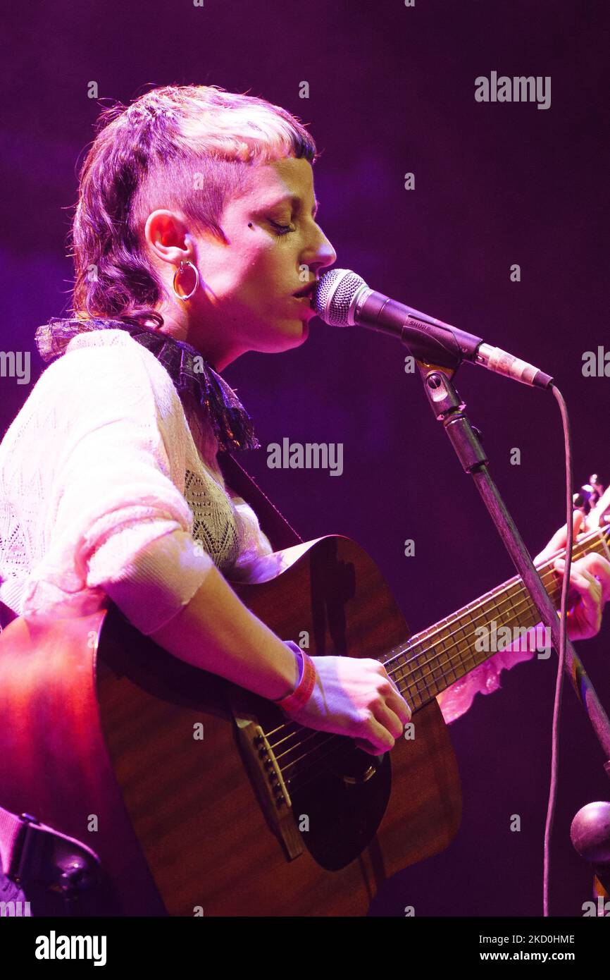 Travis Birds lors du concert du festival INVERFEST à Madrid 16 janvier 2022 Espagne (photo par Oscar Gonzalez/NurPhoto) Banque D'Images