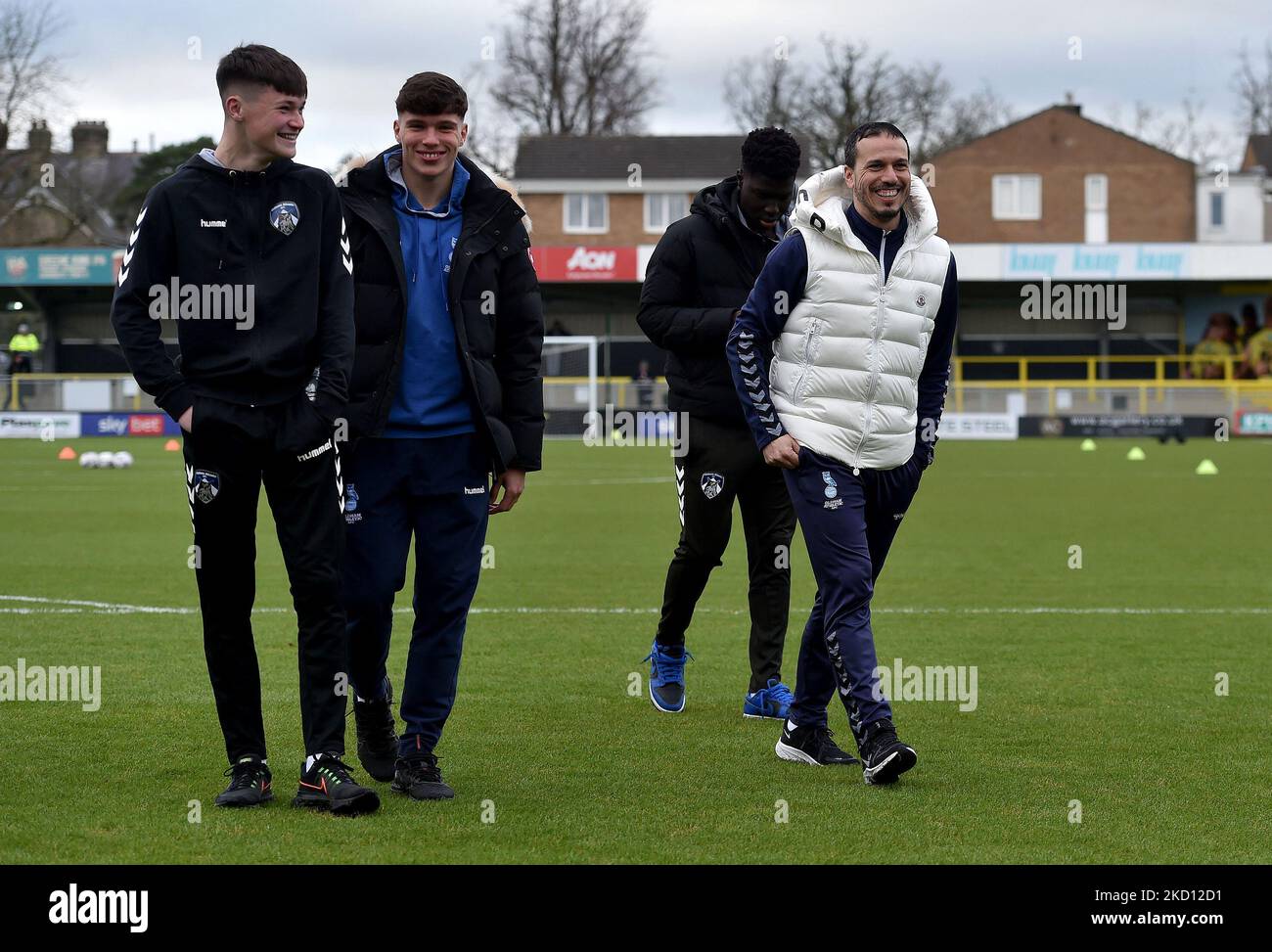 Lors du match de la Sky Bet League 2 entre Harrogate Town et Oldham Athletic à Wetherby Road, Harrogate le samedi 22nd janvier 2022. (Photo d'Eddie Garvey/MI News/NurPhoto) Banque D'Images