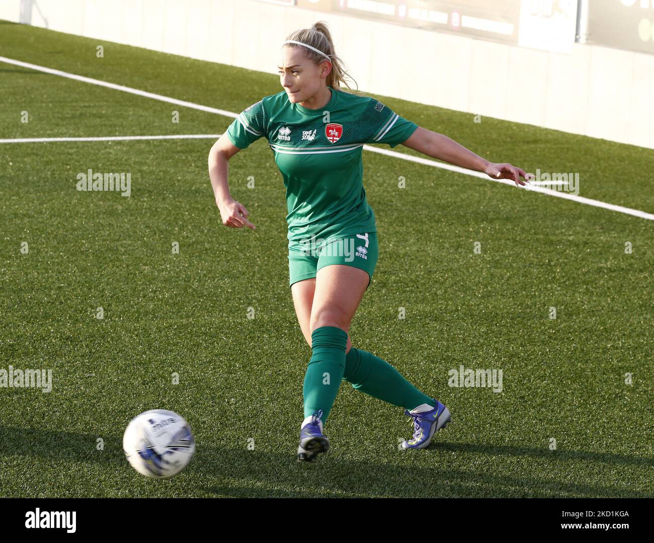 Coventry United LFC Charlie Estcourt lors de la FA Women's FA Cup quatrième tour proprement dit entre Billericay Town Women et Coventry United WFC au New Lodge Stadium , Billericay, Royaume-Uni, le 30th janvier 2022 (photo par action Foto Sport/NurPhoto) Banque D'Images