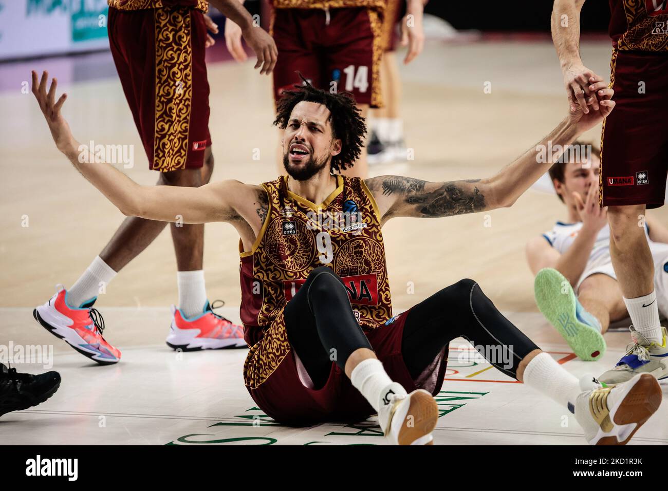 Austin Daye (Umana Reyer Venezia) pendant le Championnat de basket-ball Eurocup Umana Reyer Venezia vs Ratiopharm Ulm sur 02 février 2022 au Palasport Taliercio à Venise, Italie (photo de Mattia Radoni/LiveMedia/NurPhoto) Banque D'Images