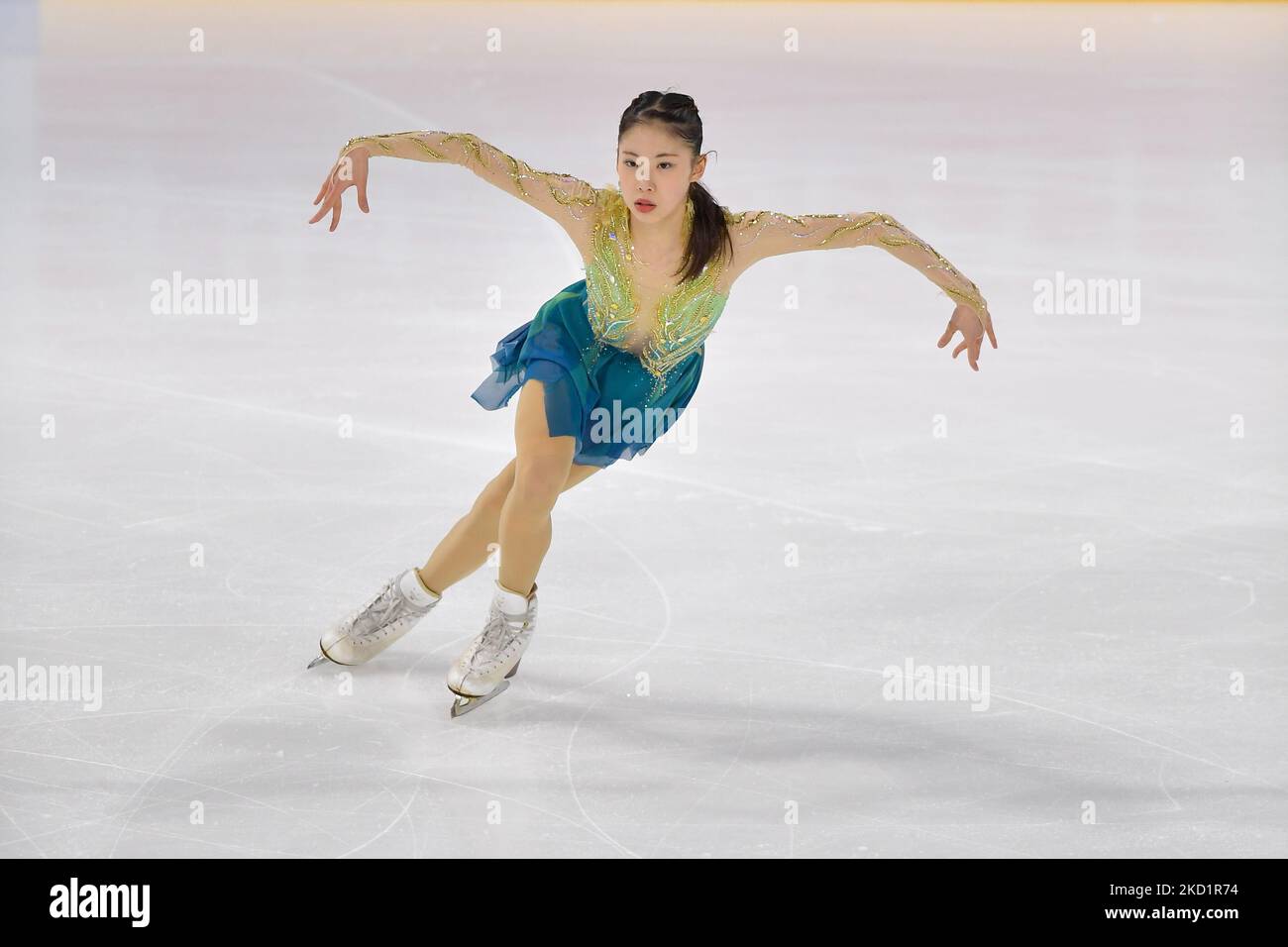 Rion SUMIYOSHI (JPN) au cours du patinage libre des femmes, au Grand Prix de patinage artistique Rion SUMIYOSHI (JPN) au cours du patinage libre des femmes, au Grand Prix de patinage artistique