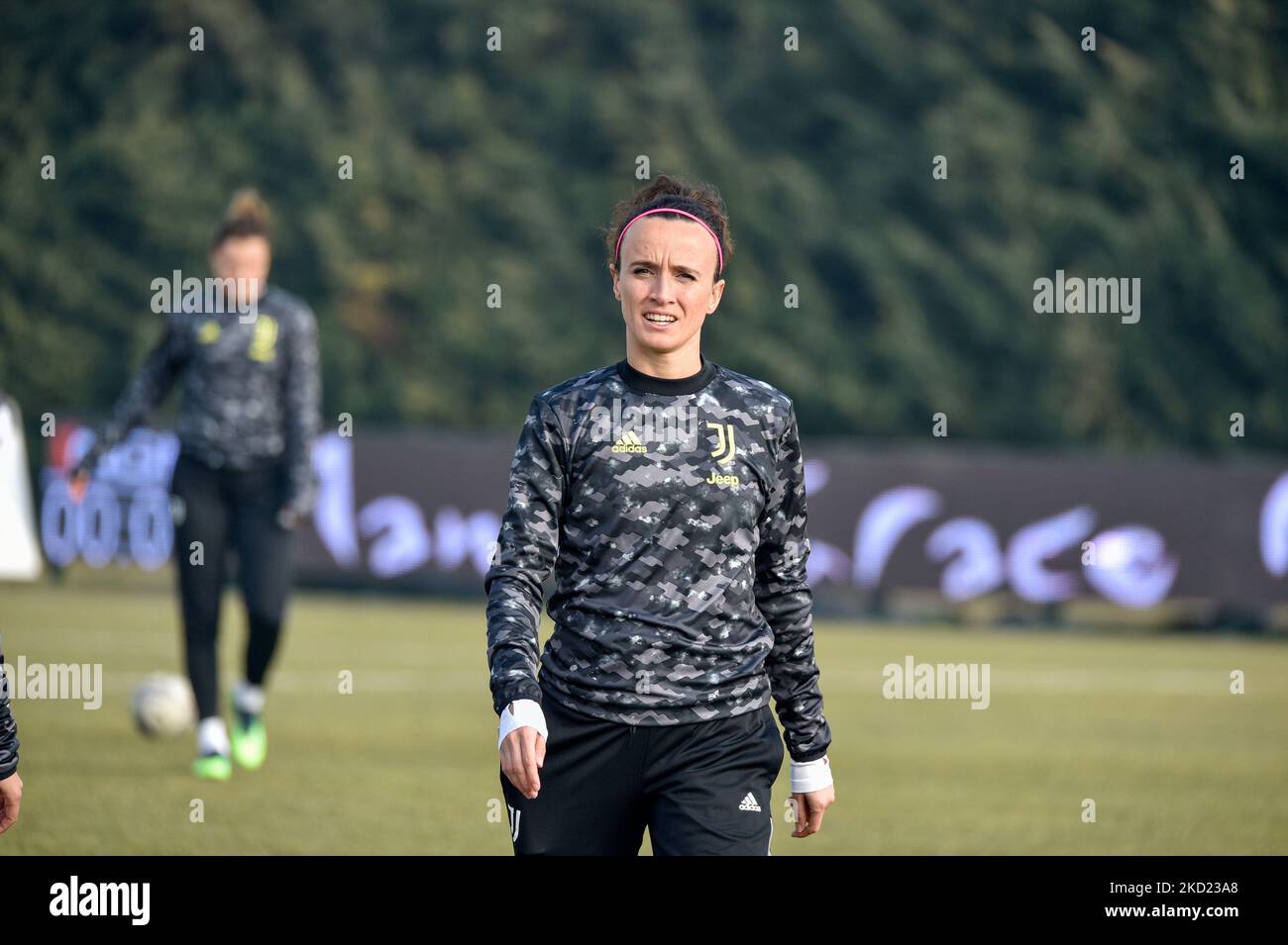 Barbara Bonansea (Juventus) pendant le match de football italien Serie A Women Hellas Verona Women vs Juventus FC sur 06 février 2022 au stade Sinergy de Vérone, Italie (photo de Giancarlo Dalla Riva/LiveMedia/NurPhoto) Banque D'Images