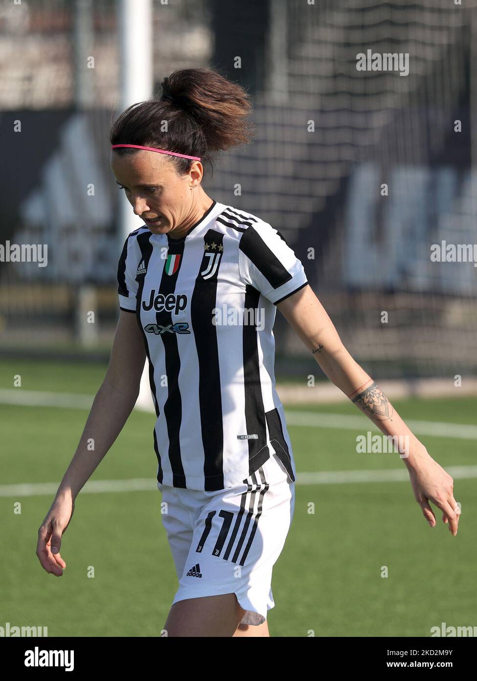 Barbara Bonansea (Juventus Women) pendant le match de football italien Coppa Italia Women FC Juventus vs Inter - FC Internazionale on 13 février 2022 au centre de formation de Juventus à Turin, Italie (photo de Claudio Benedetto/LiveMedia/NurPhoto) Banque D'Images