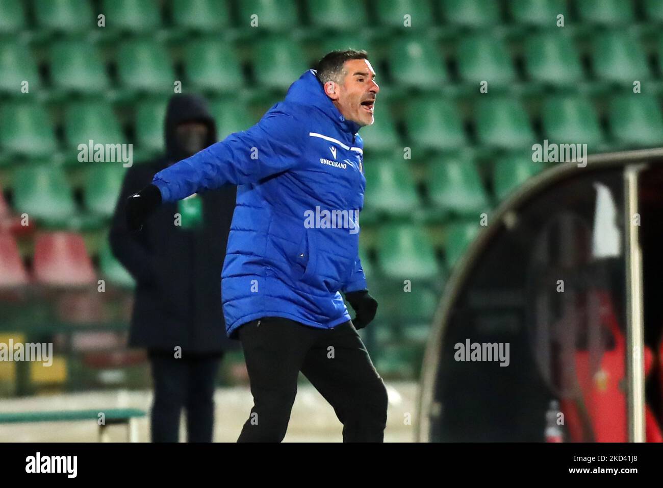 L'entraîneur Cristiano Lucarelli (Ternana) pendant le match de football italien série B Ternana Calcio vs Pordenone Calcio sur 01 mars 2022 au Stadio Libero Liberati à Terni, Italie (photo de Luca Marchetti/LiveMedia/NurPhoto) Banque D'Images