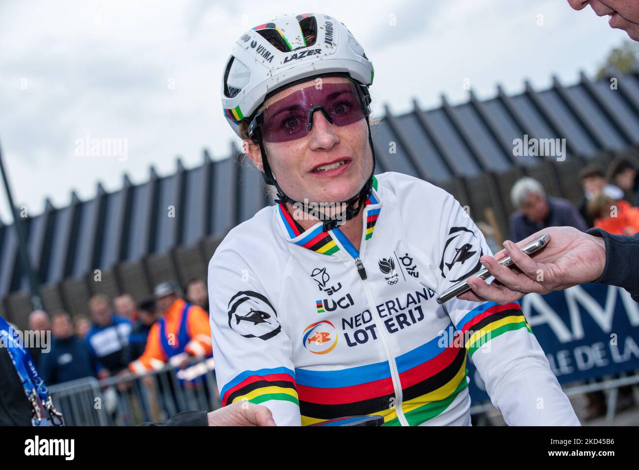 Dutch Marianne vos photographiée après la course d'élite féminine aux Championnats d'Europe de cyclisme cycliste, samedi 05 novembre 2022, à Namur, Belgique. BELGA PHOTO DAVID PINTENS Banque D'Images