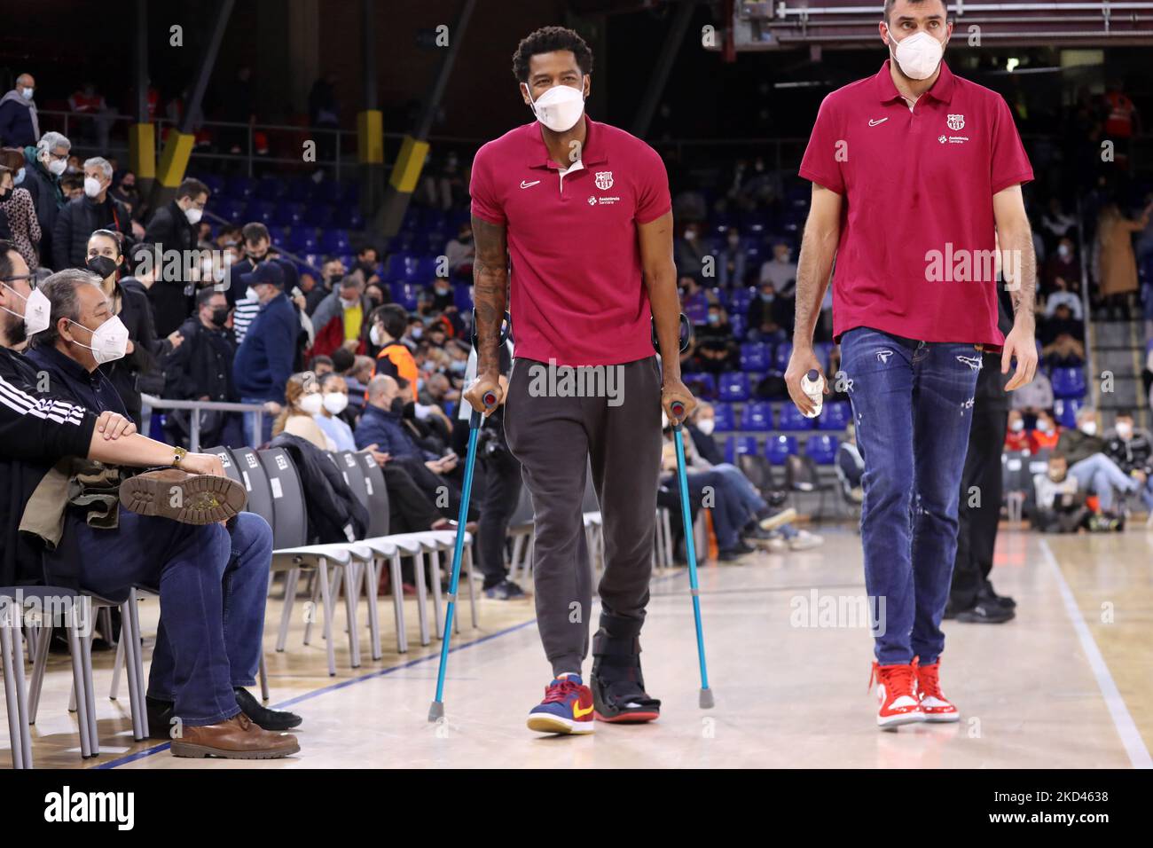 Cory Higgins lors du match entre le FC Barcelone et AS Monaco, correspondant à la semaine 28 de l'Euroligue, a joué au Palau Blaugrana, le 03th mars 2022, à Barcelone, Espagne. (Photo de Joan Valls/Urbanandsport /NurPhoto) Banque D'Images