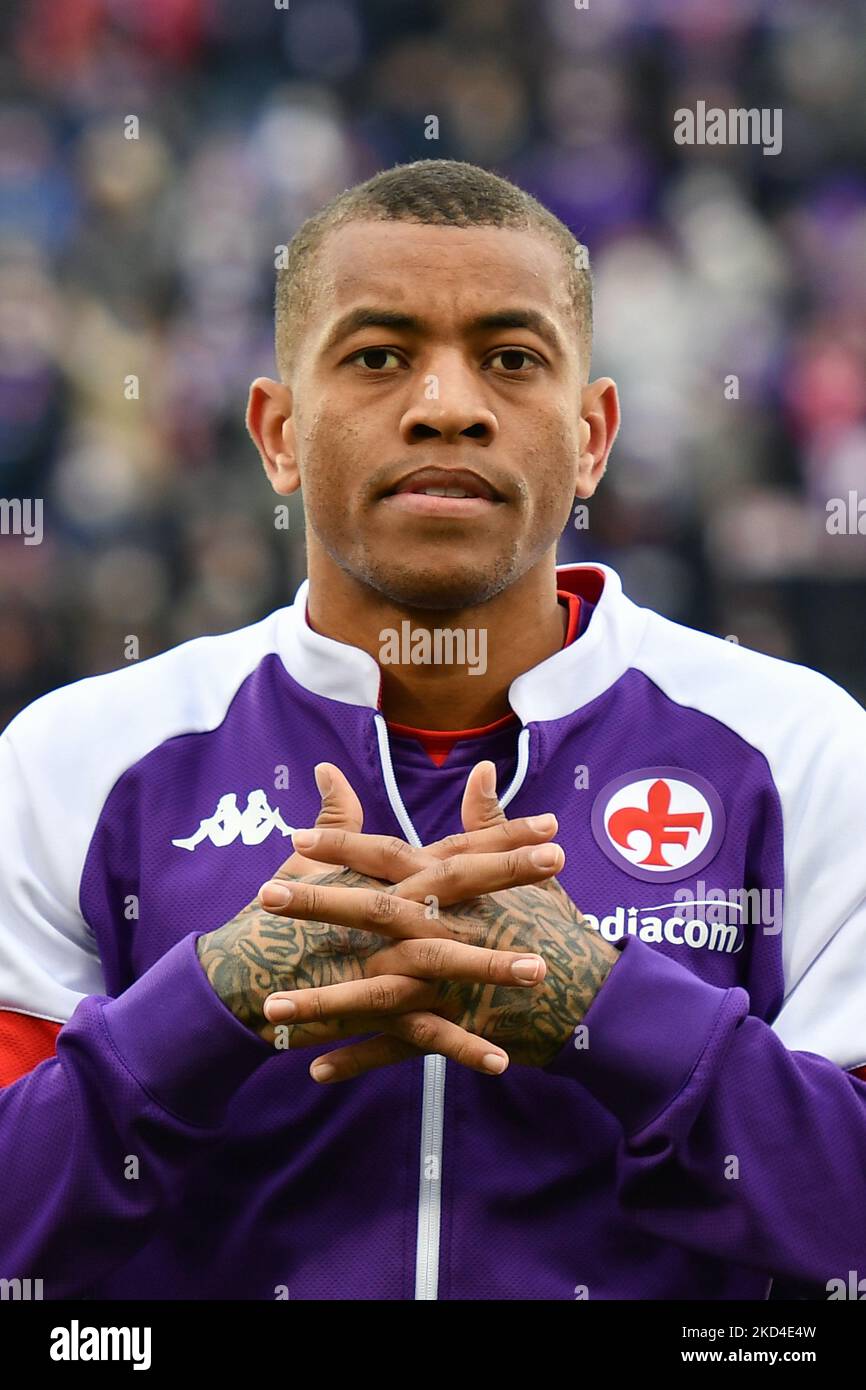 Igor (ACF Fiorentina) pendant le football italien série A match ACF Fiorentina vs Hellas Verona FC sur 06 mars 2022 au stade Artemio Franchi de Florence, Italie (photo de Lisa Guglielmi/LiveMedia/NurPhoto) Banque D'Images