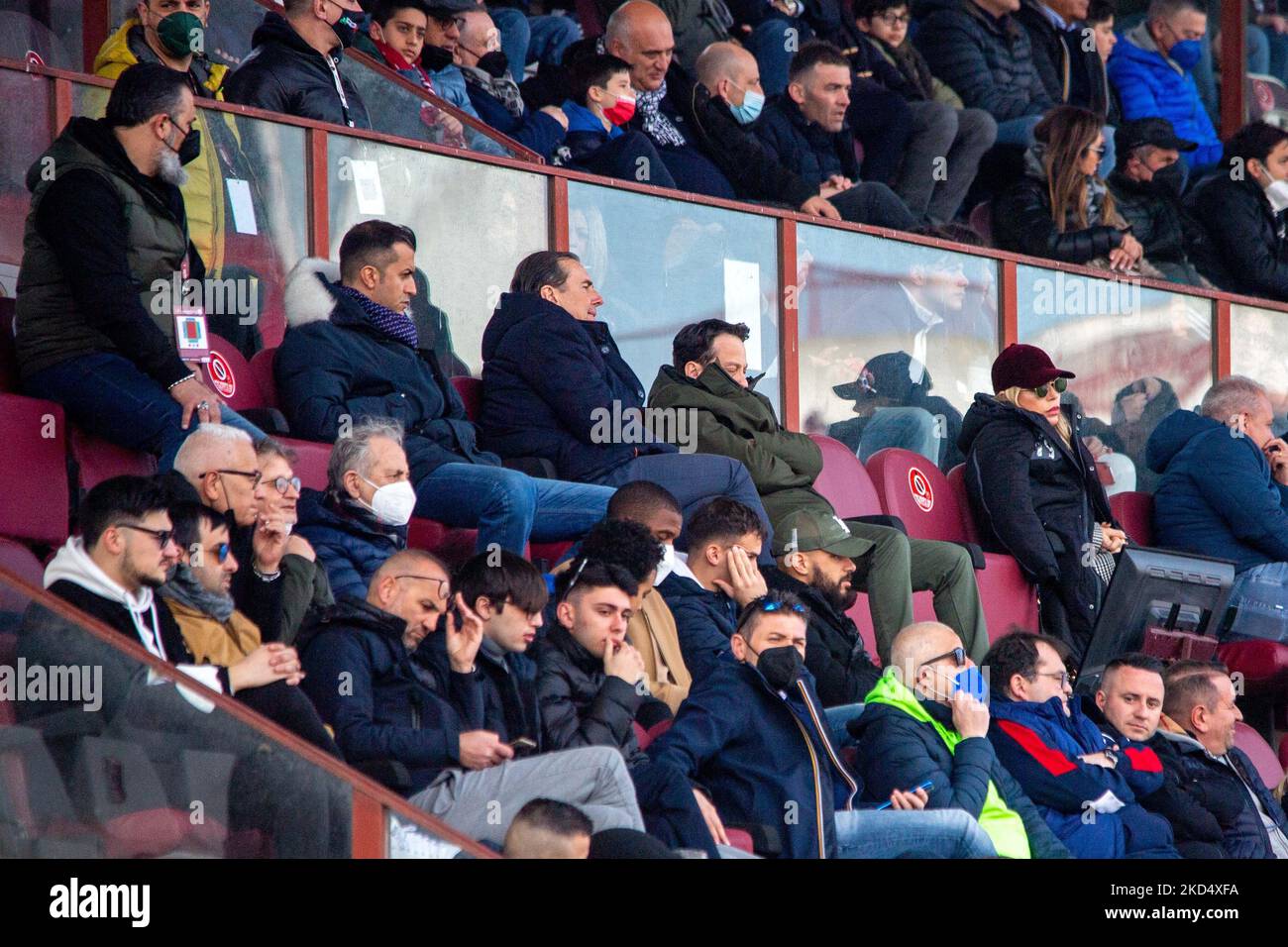 Luca Gallo Président de reggina pendant le match de football italien série B Reggina 1914 vs AC Pérouse sur 12 mars 2022 au Stadio Oreste Granillo à Reggio Calabria, Italie (photo de Valentina Giannettoni/LiveMedia/NurPhoto) Banque D'Images