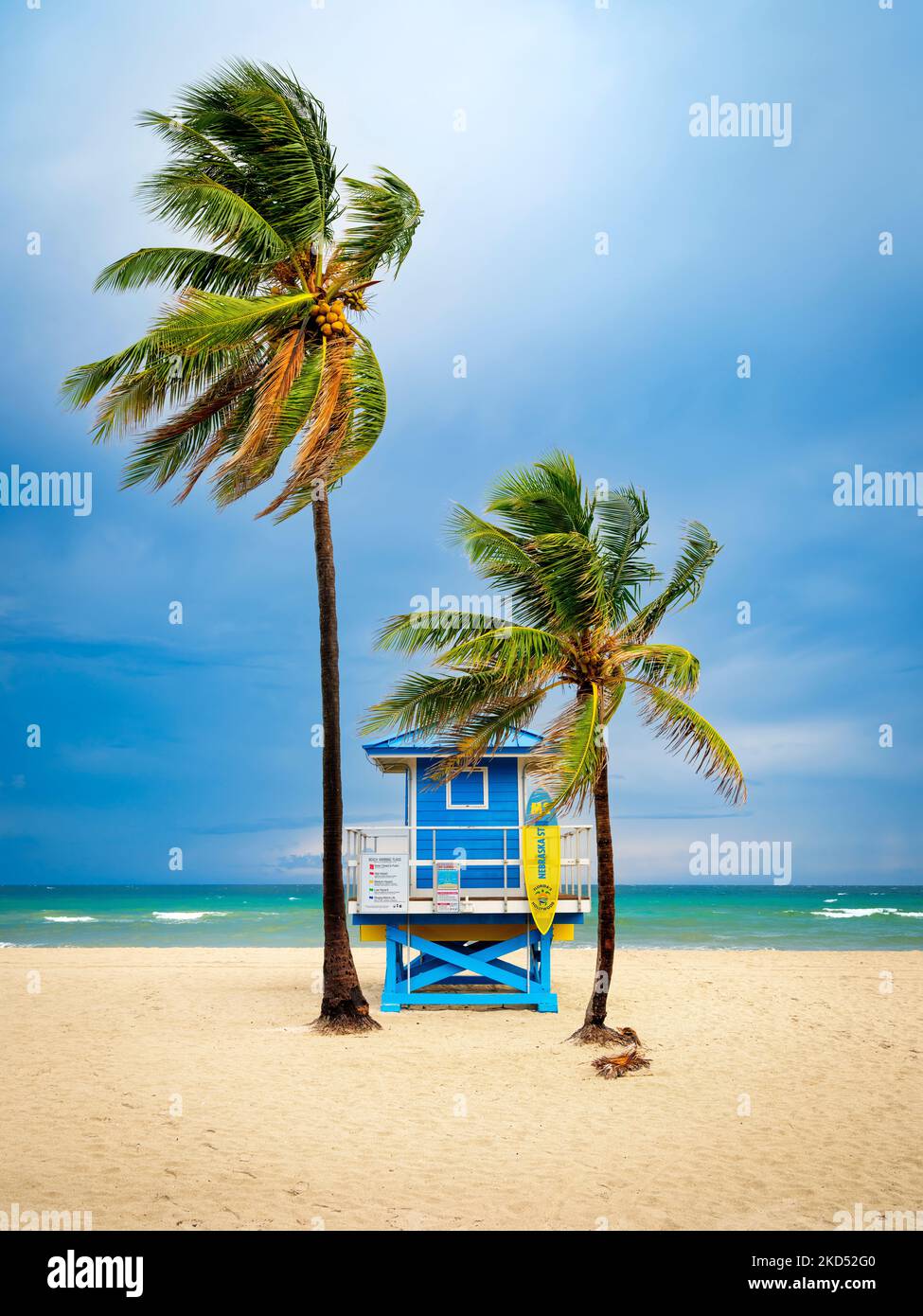 Hollywood Beach, tôt le matin Miami, sud de la Floride, États-Unis Banque D'Images Hollywood Beach, tôt le matin Miami, sud de la Floride, États-Unis Banque D'Images