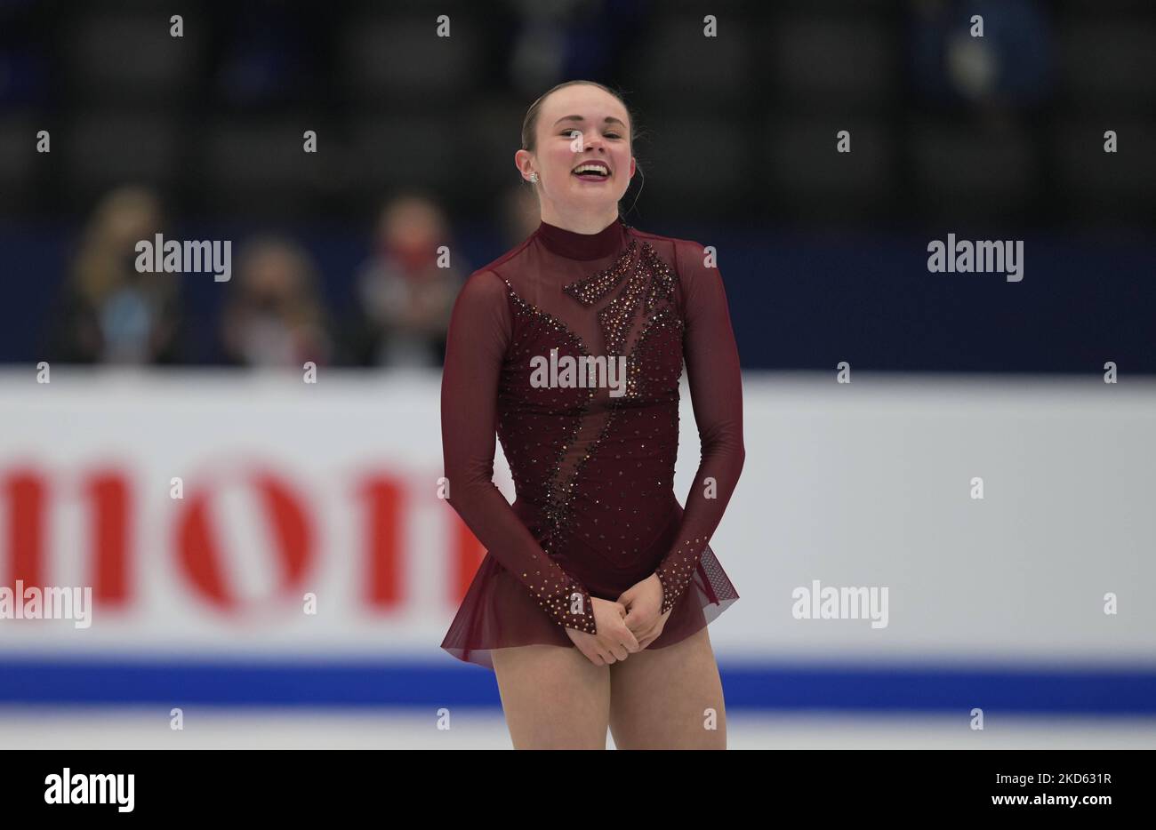 Mariah Bell des États-Unis d'Amérique pendant la finale de Womens, à l'Arena Sud de France, Montpellier, France sur 25 mars 2022. (Photo par Ulrik Pedersen/NurPhoto) Banque D'Images