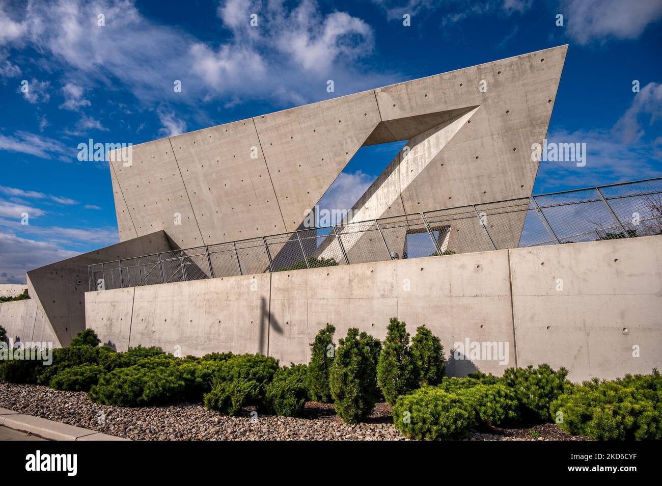 Ottawa (Ontario) - 20 octobre 2022 : le monument national de l'Holocauste à Ottawa (Ontario) à l'automne. Banque D'Images