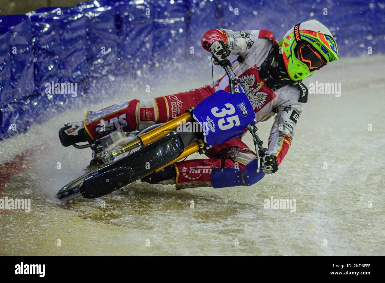 . Micha ? Knapp en action pendant le ROLOEF THIJS BOKAAL à Ice Rink Thialf, Heerenveen le vendredi 1st avril 2022. (Photo de Ian Charles/MI News/NurPhoto) Banque D'Images